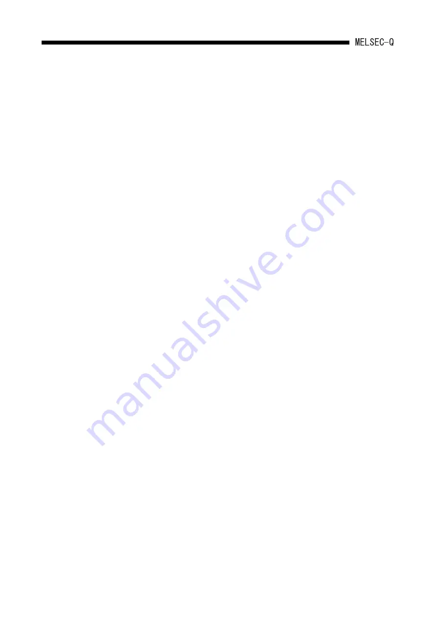 Mitsubishi Electric MELCEC Q Series User Manual Download Page 168