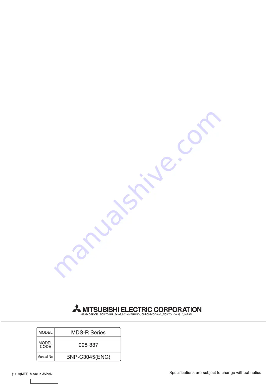 Mitsubishi Electric MELDAS MDS-R Series Specifications And Instruction Manual Download Page 362