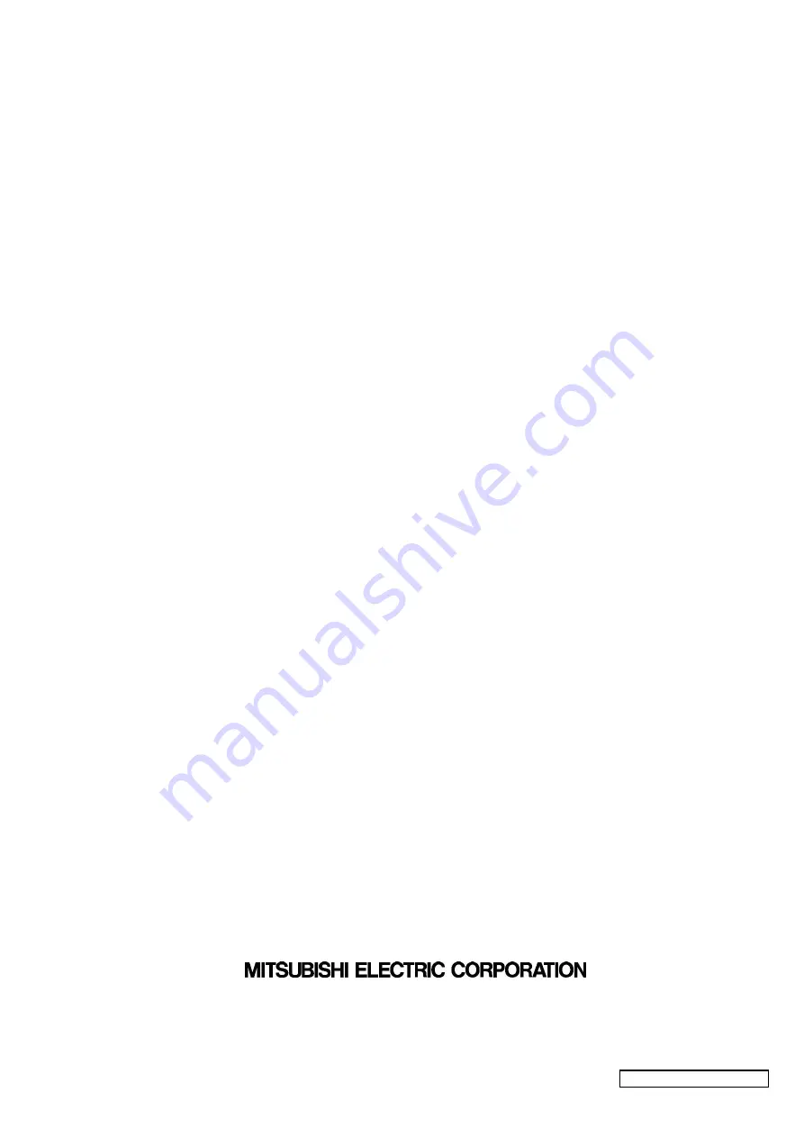 Mitsubishi Electric MELPRO A Series Instruction Manual Download Page 16