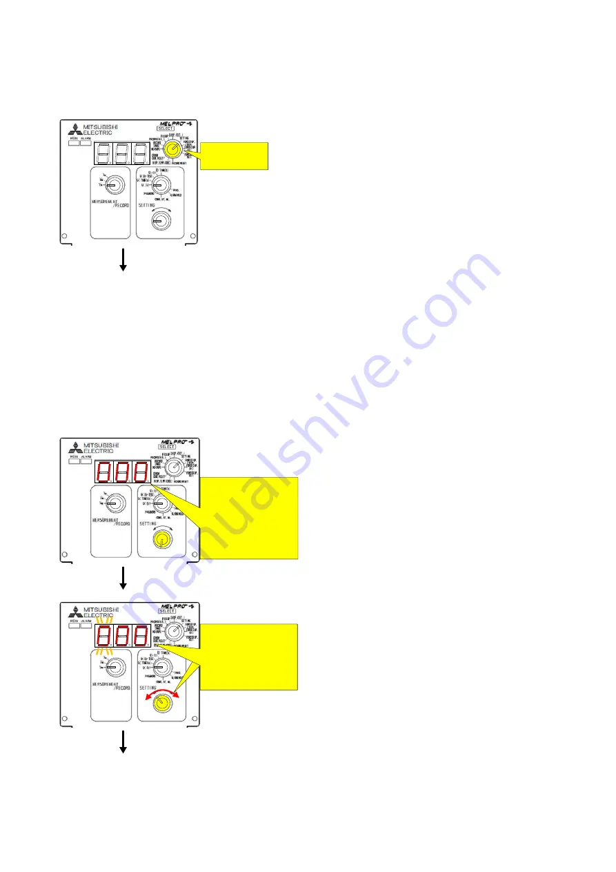 Mitsubishi Electric MELPRO CBV2 -A02S1 Operation Manual Download Page 27