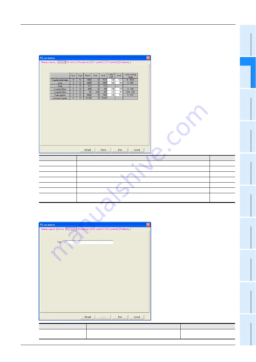 Mitsubishi Electric MELSEC FX3G Скачать руководство пользователя страница 59