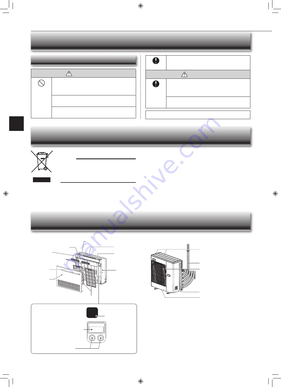 Mitsubishi Electric MFZ-KT25VG Скачать руководство пользователя страница 4