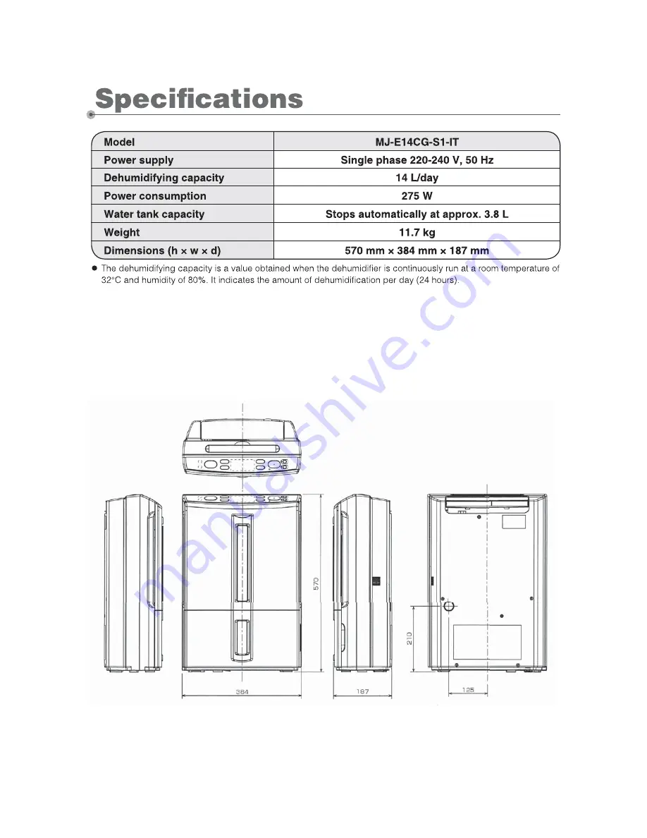 Mitsubishi Electric MJ-E14CG-S1-IT Скачать руководство пользователя страница 5