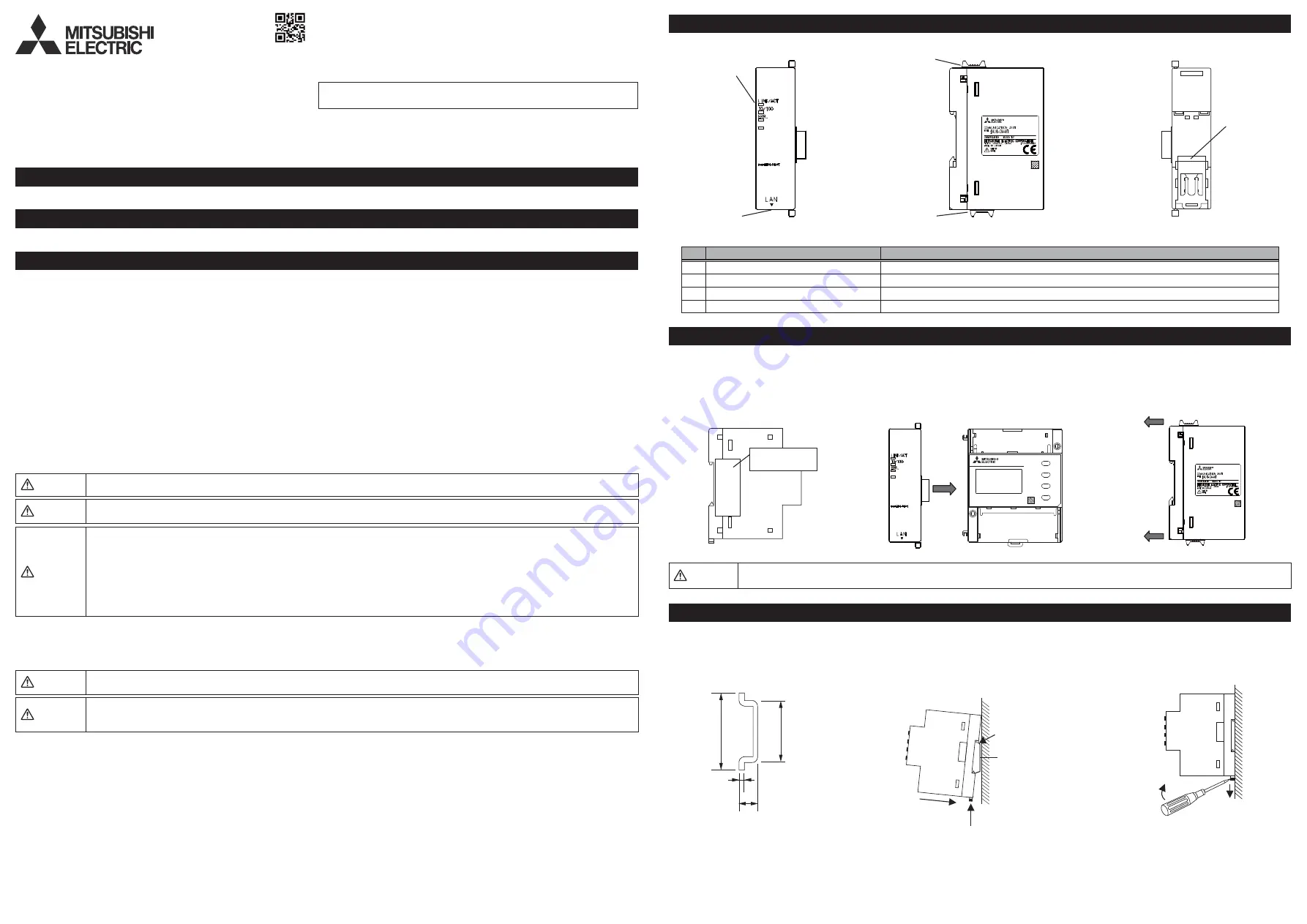 Mitsubishi Electric MODBUS TCP User Manual Download Page 1