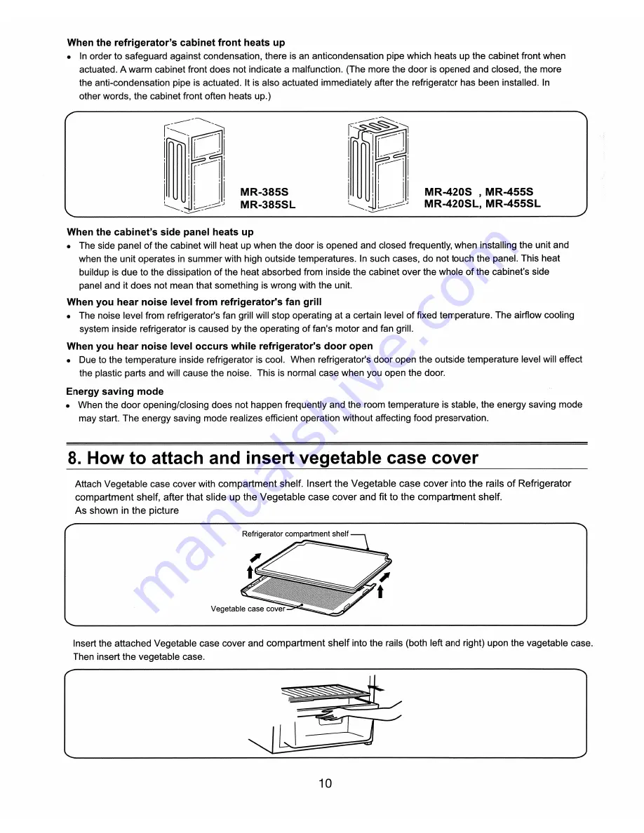 Mitsubishi Electric MR-385S Operating Insructions Download Page 10