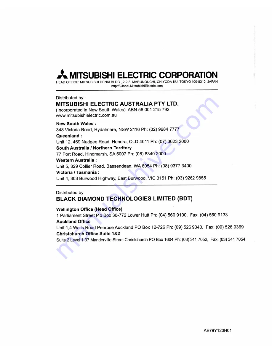 Mitsubishi Electric MR-385S Operating Insructions Download Page 12