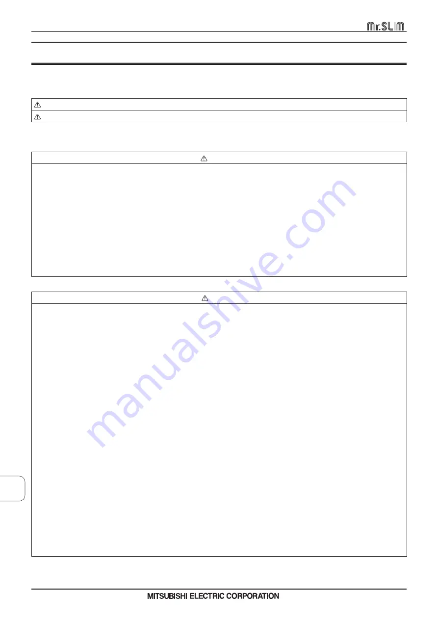 Mitsubishi Electric Mr.Slim MA Series Скачать руководство пользователя страница 66