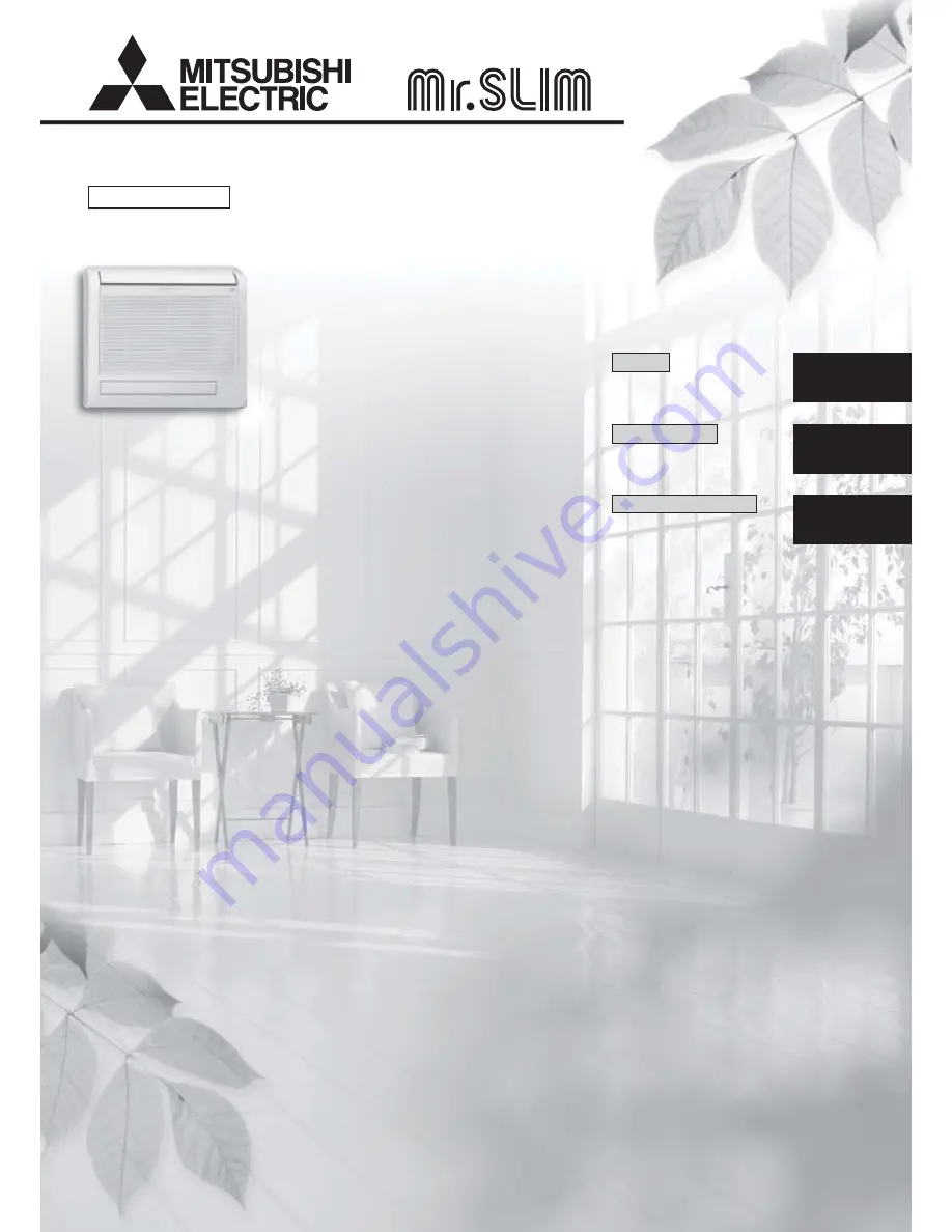 Mitsubishi Electric Mr. Slim MFZ-KA09NA Скачать руководство пользователя страница 1