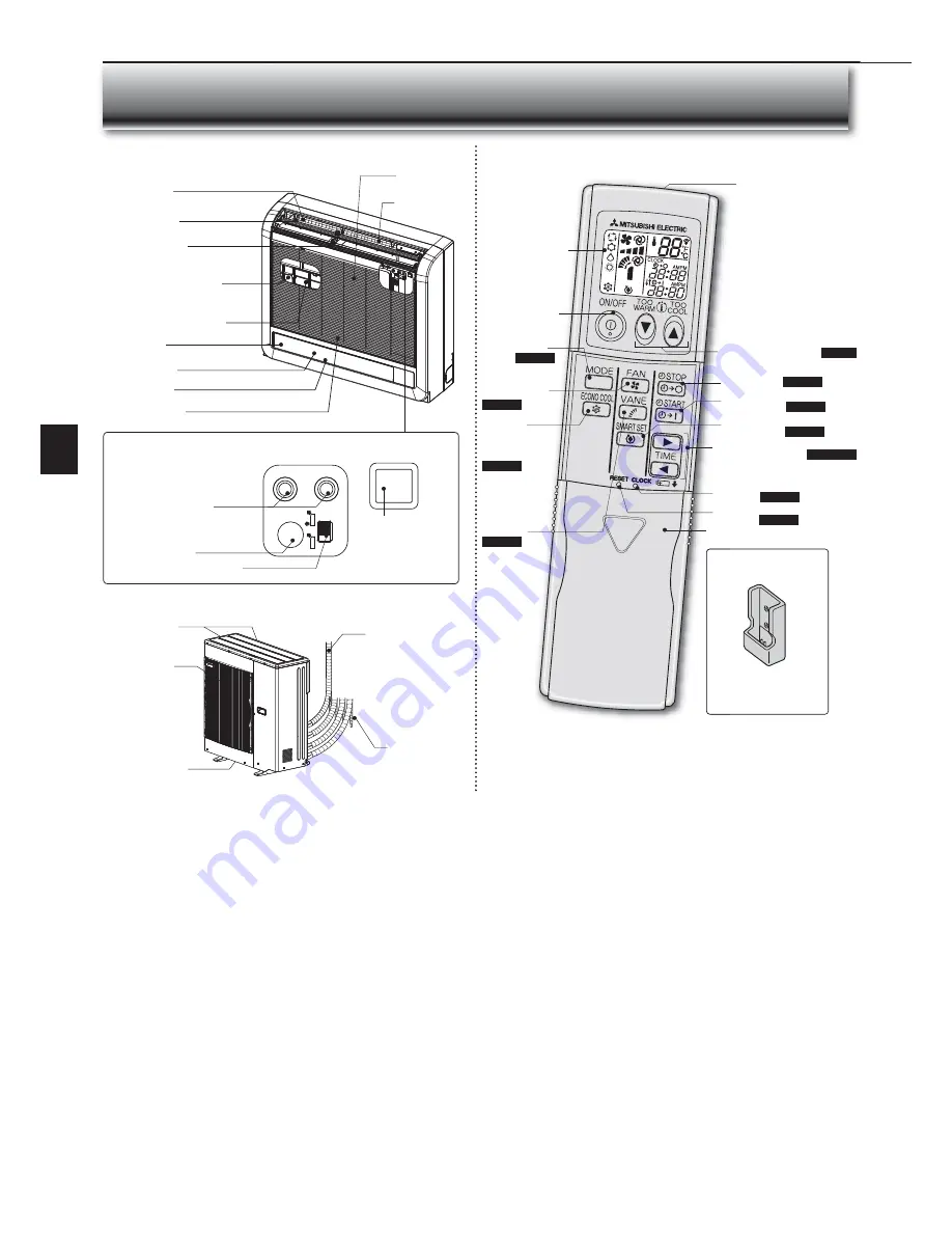 Mitsubishi Electric Mr. Slim MFZ-KA09NA Operating Instructions Manual Download Page 14