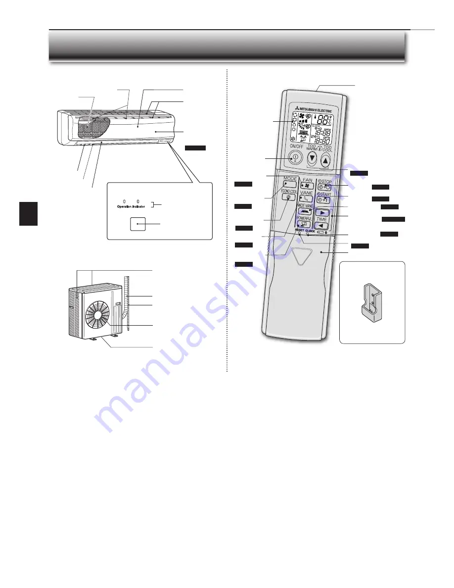 Mitsubishi Electric Mr.Slim MSZ-A24NA Скачать руководство пользователя страница 14