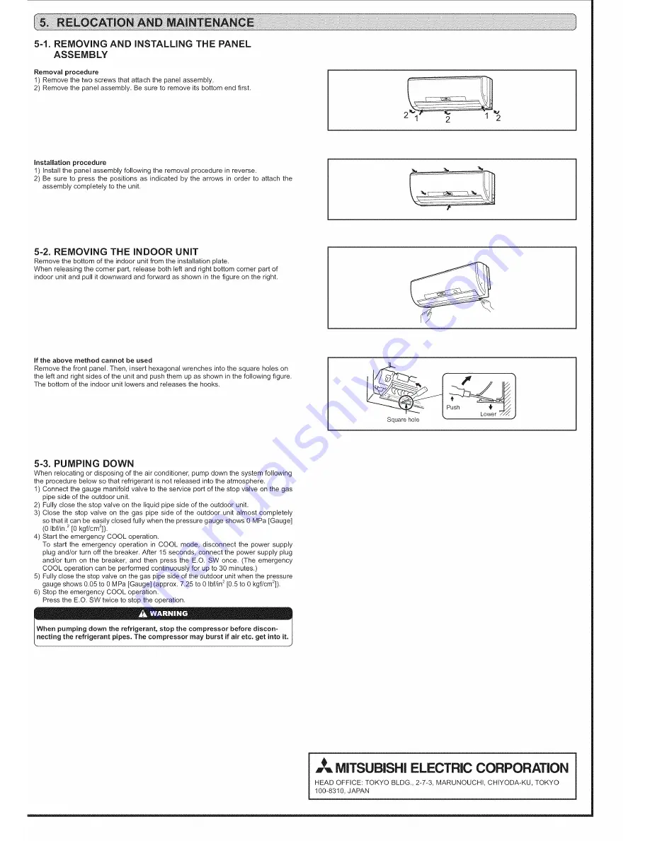 Mitsubishi Electric Mr. Slim MSZ-FE09NA Скачать руководство пользователя страница 8