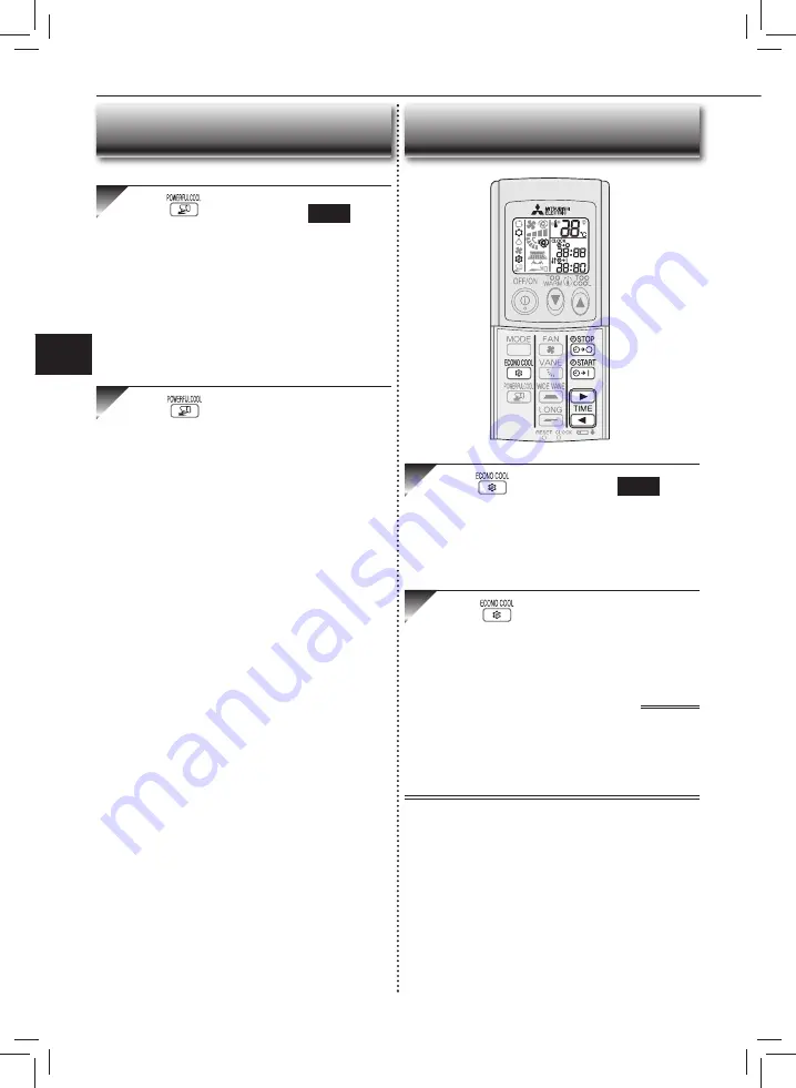 Mitsubishi Electric Mr.Slim MU-GS18VF Operating Instructions Manual Download Page 12