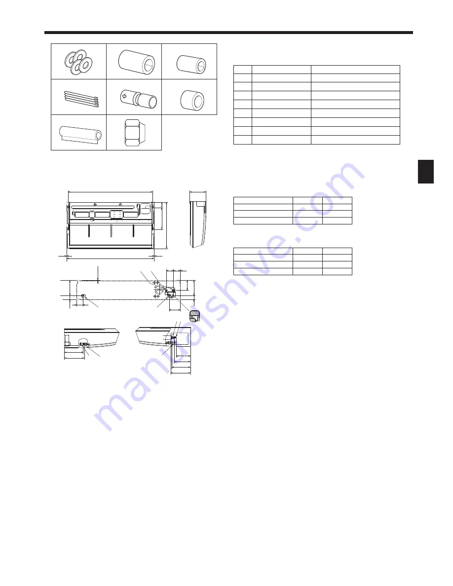 Mitsubishi Electric MR. SLIM PCA-M100KA Installation Manual Download Page 5