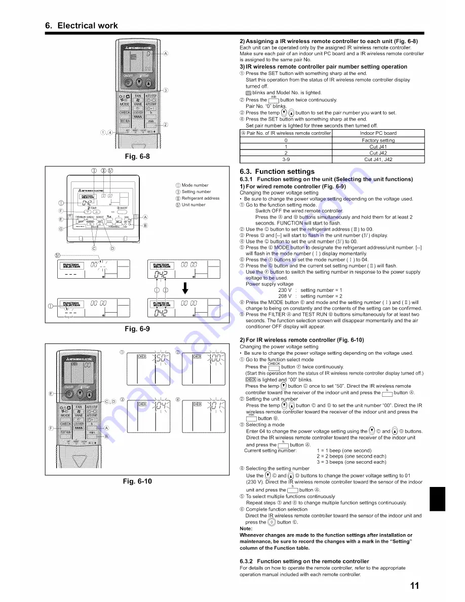 Mitsubishi Electric Mr. Slim PKA-A-HA4 Скачать руководство пользователя страница 11