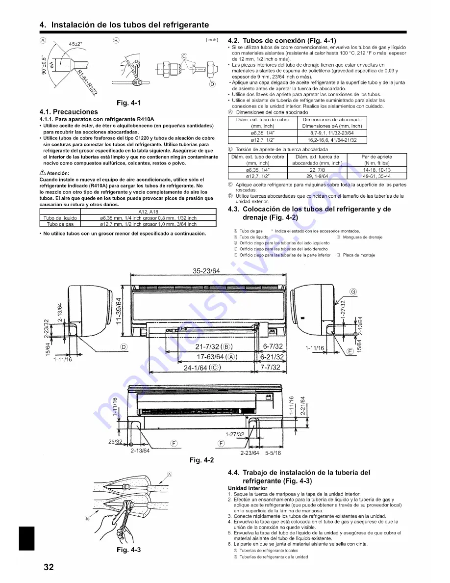 Mitsubishi Electric Mr. Slim PKA-A-HA4 Installation Manual Download Page 32