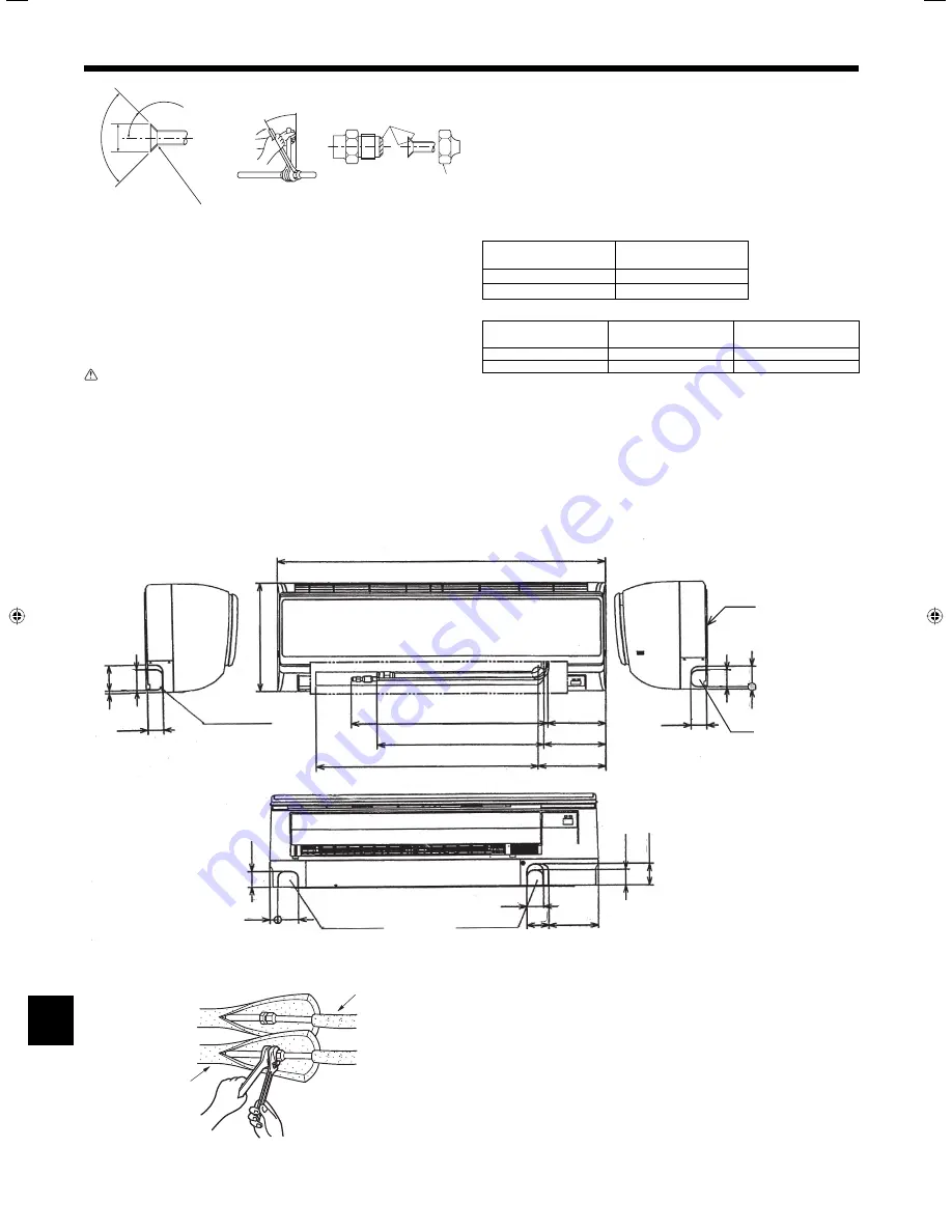 Mitsubishi Electric Mr.SLIM PKA-A12HA4 Installation Manual Download Page 6