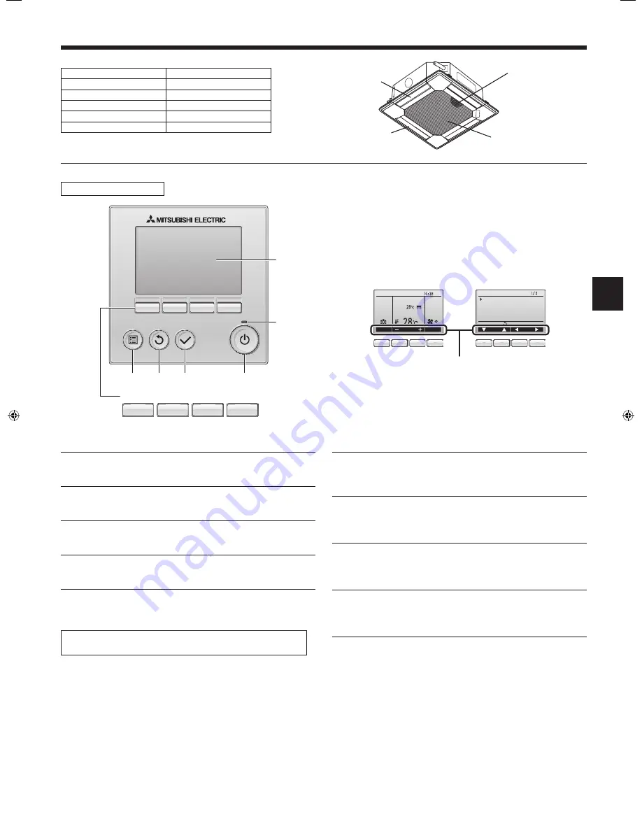 Mitsubishi Electric Mr.Slim PLA-RP-BA Series Operation Manual Download Page 3