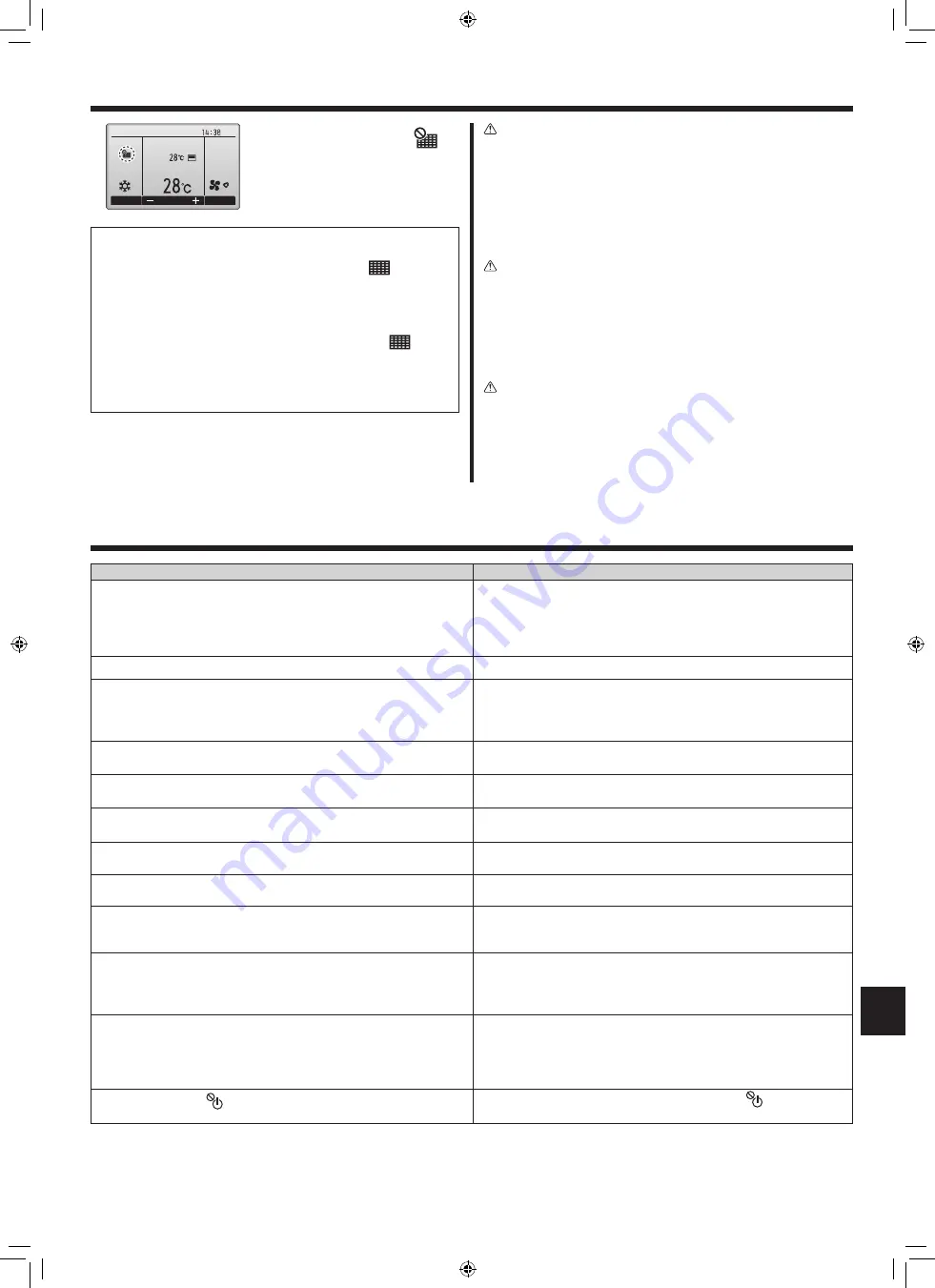 Mitsubishi Electric Mr.SLIM PLA-RP-EA Series Operation Manual Download Page 54