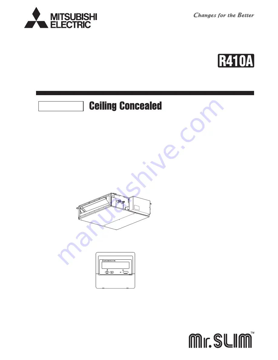 Mitsubishi Electric Mr. SLim SEZ-KD15NA Technical & Service Manual Download Page 1