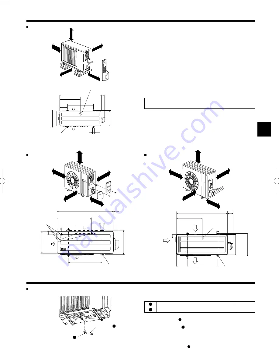 Mitsubishi Electric Mr. Slim SUZ-KA25 Installation Instructions Manual Download Page 3