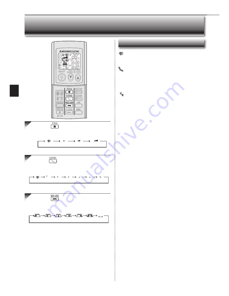 Mitsubishi Electric MS-GE50VB Operating Instructions Manual Download Page 24