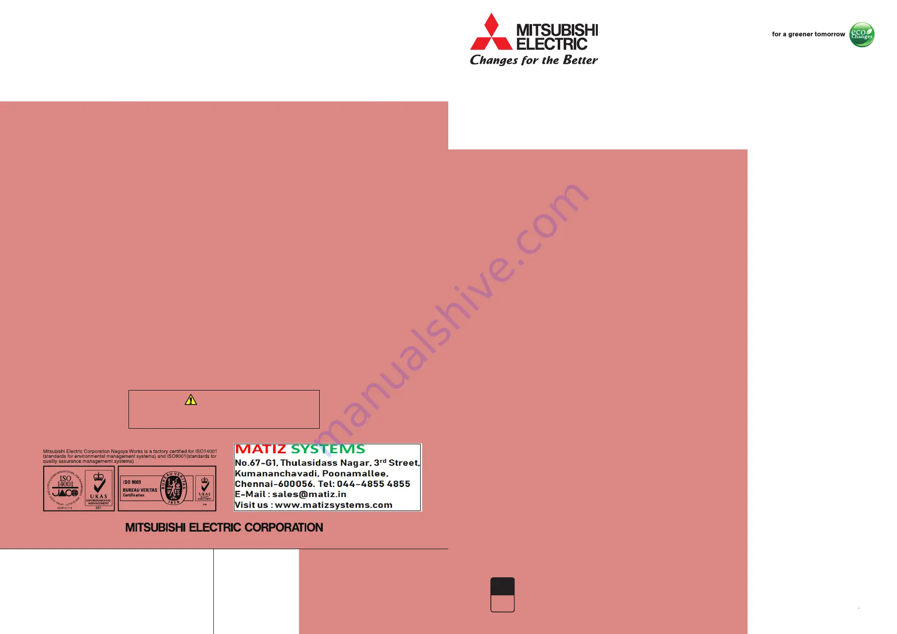 Mitsubishi Electric MS-T Series Скачать руководство пользователя страница 32