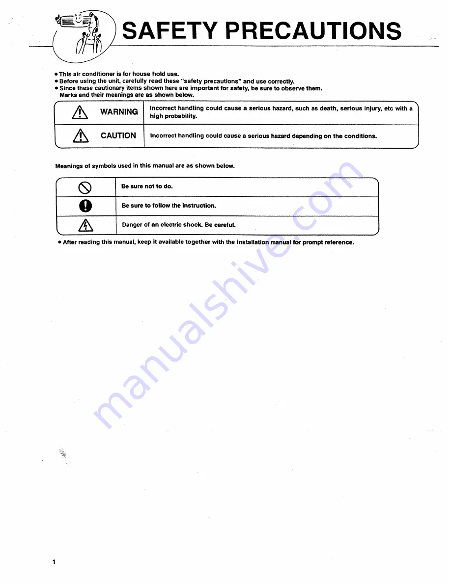 Mitsubishi Electric MS09NW Operating Insructions Download Page 2