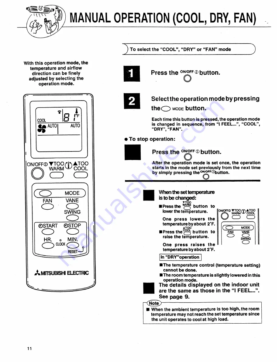 Mitsubishi Electric MS09NW Скачать руководство пользователя страница 12