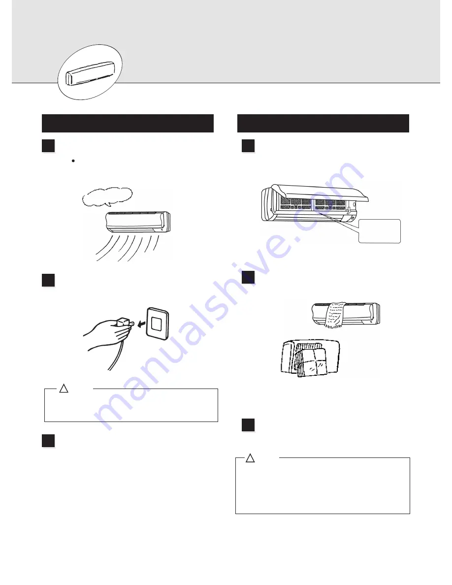 Mitsubishi Electric MSD-CF09VB-H1 Operating Instructions Manual Download Page 16