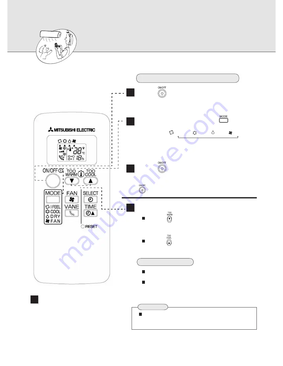 Mitsubishi Electric MSD-CF09VB-H1 Скачать руководство пользователя страница 34