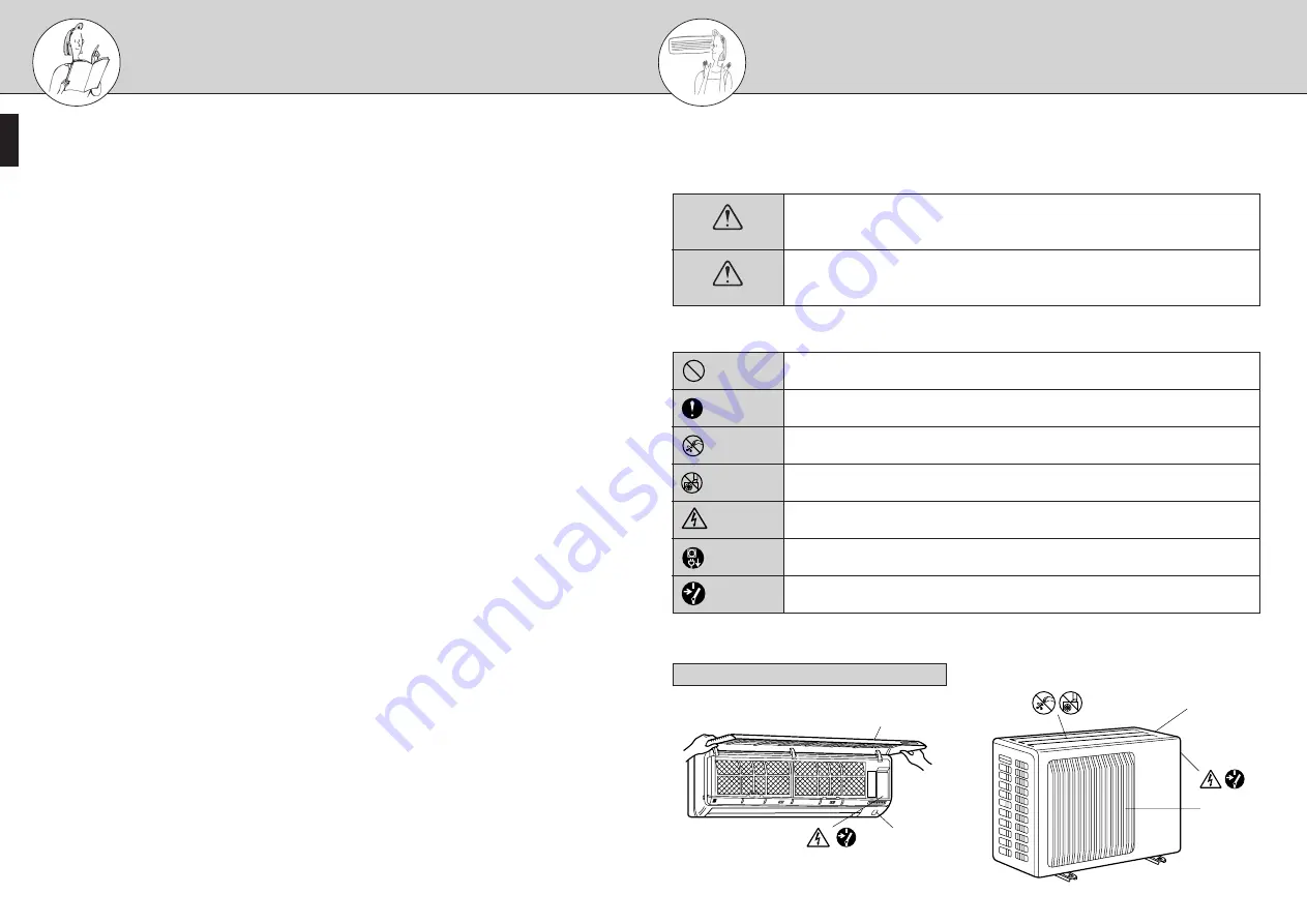 Mitsubishi Electric MSH-18RV Operating Instructions Manual Download Page 2