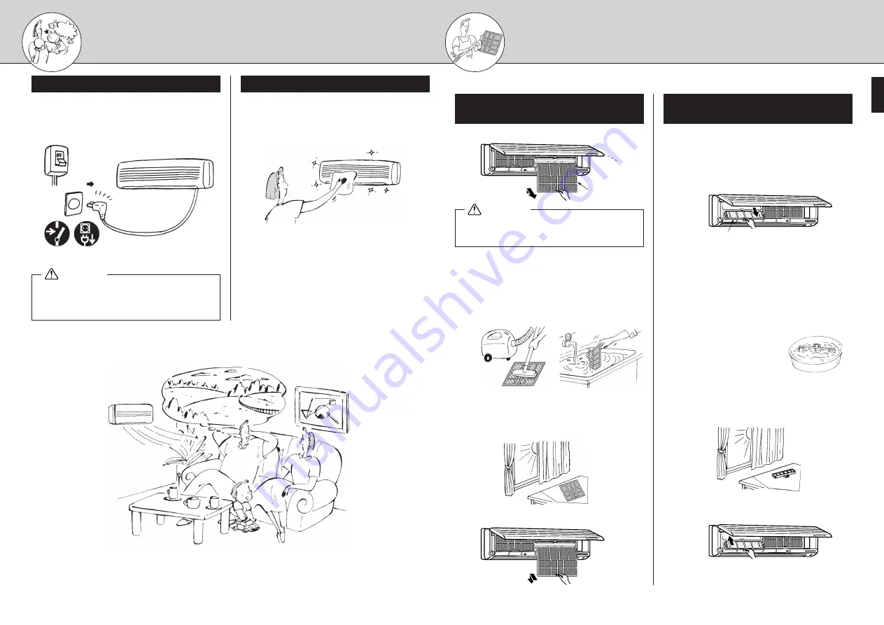 Mitsubishi Electric MSH-18RV Operating Instructions Manual Download Page 13