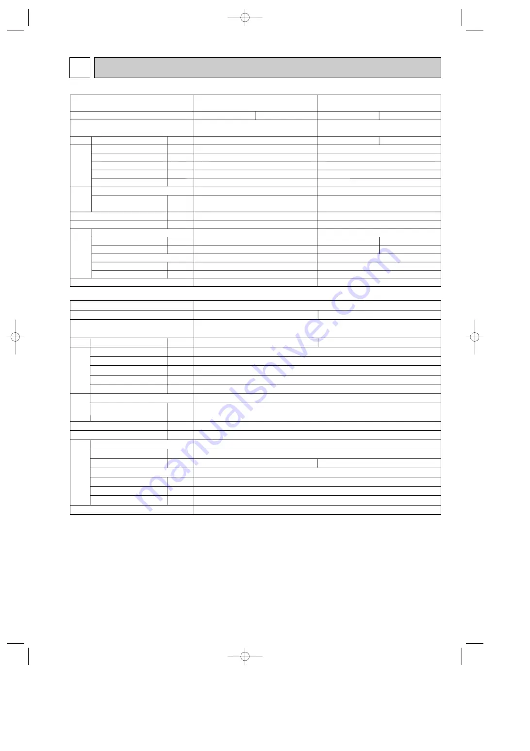 Mitsubishi Electric MSH-GA50VB-E1 Service Manual Download Page 5