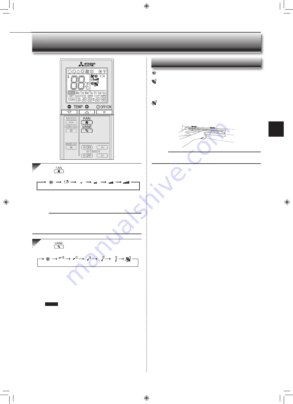 Mitsubishi Electric MSZ-EF09NAB Operating Instructions Manual Download Page 7