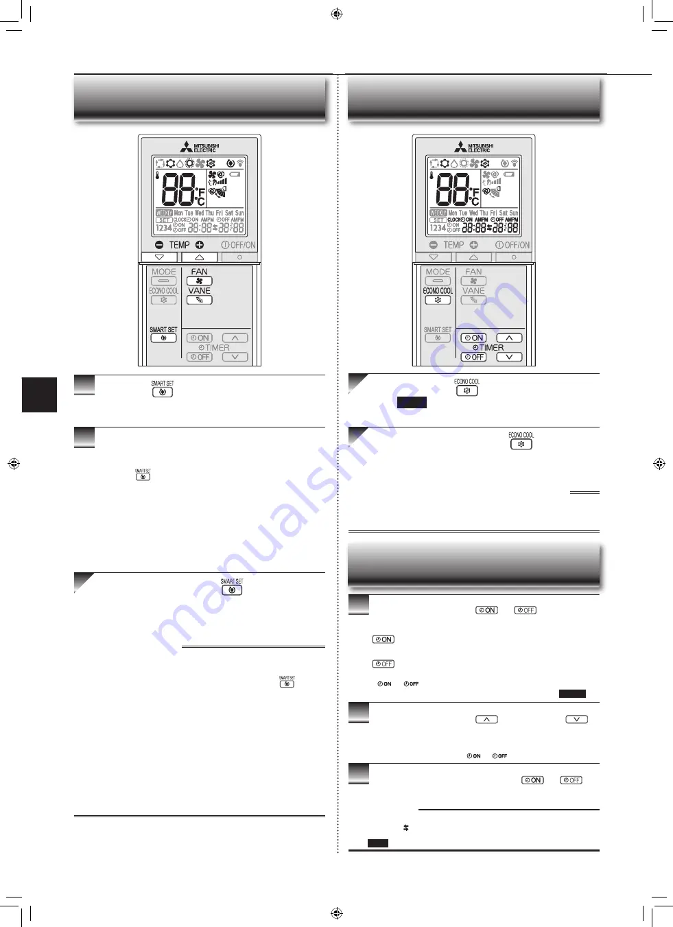 Mitsubishi Electric MSZ-EF09NAB Operating Instructions Manual Download Page 30