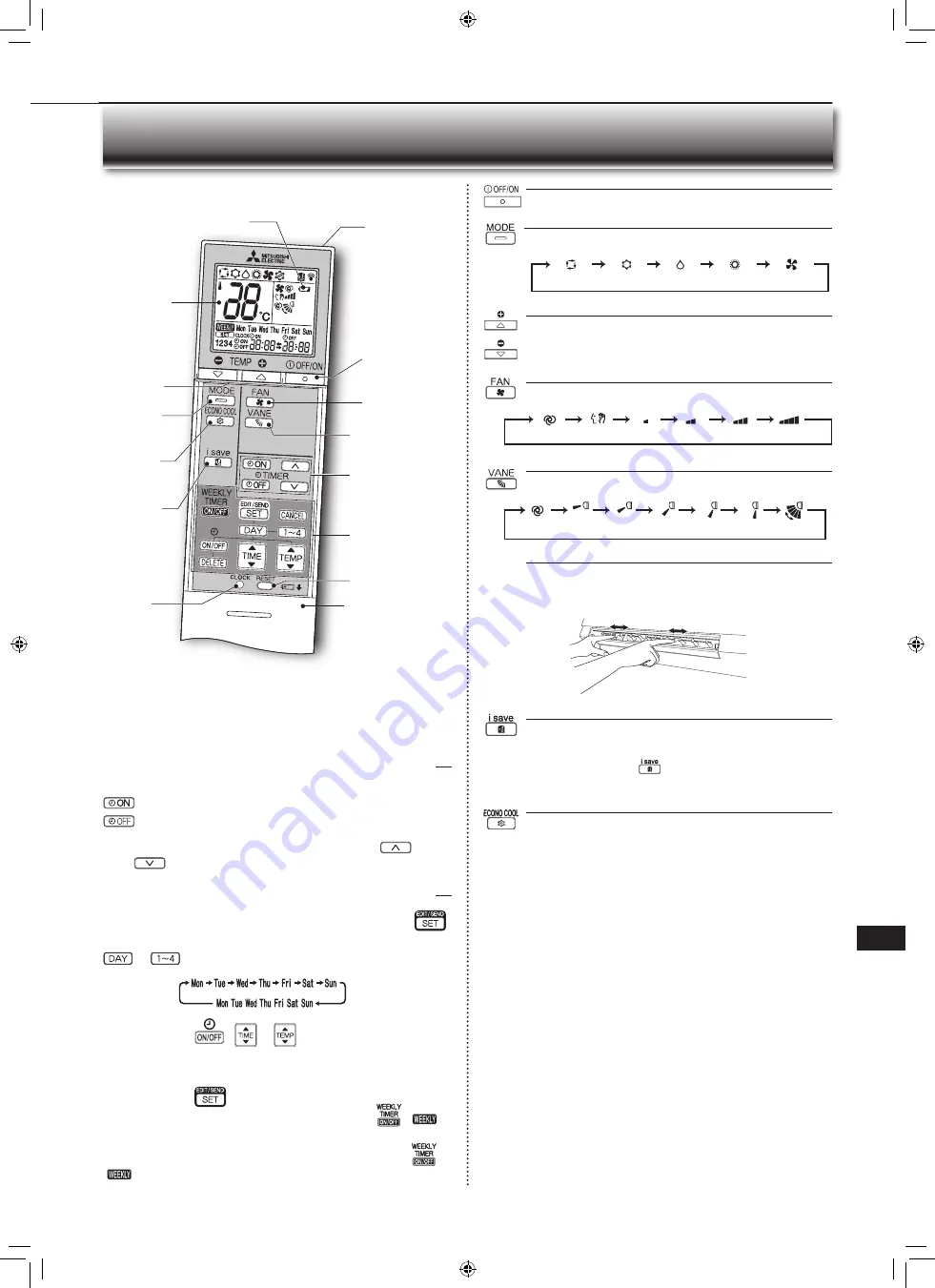 Mitsubishi Electric MSZ-EF18VGB Operating Instructions Manual Download Page 139