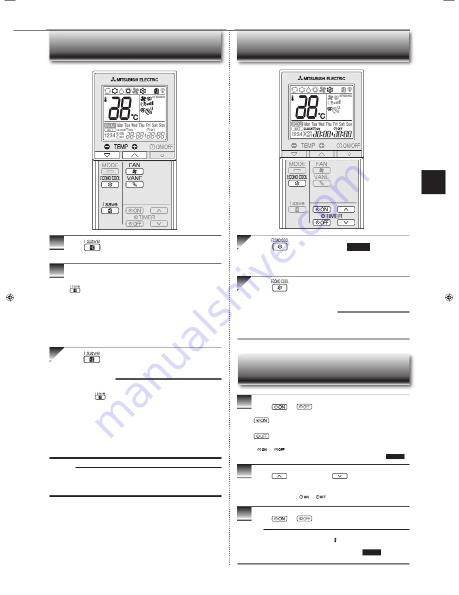 Mitsubishi Electric MSZ-EF22VAB Operating Instructions Manual Download Page 7