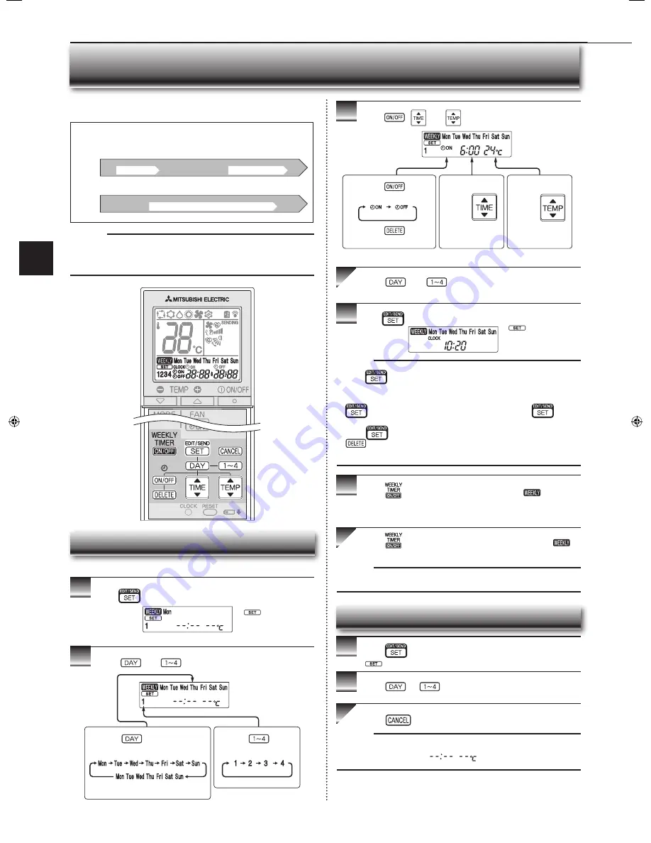 Mitsubishi Electric MSZ-EF22VAB Operating Instructions Manual Download Page 8