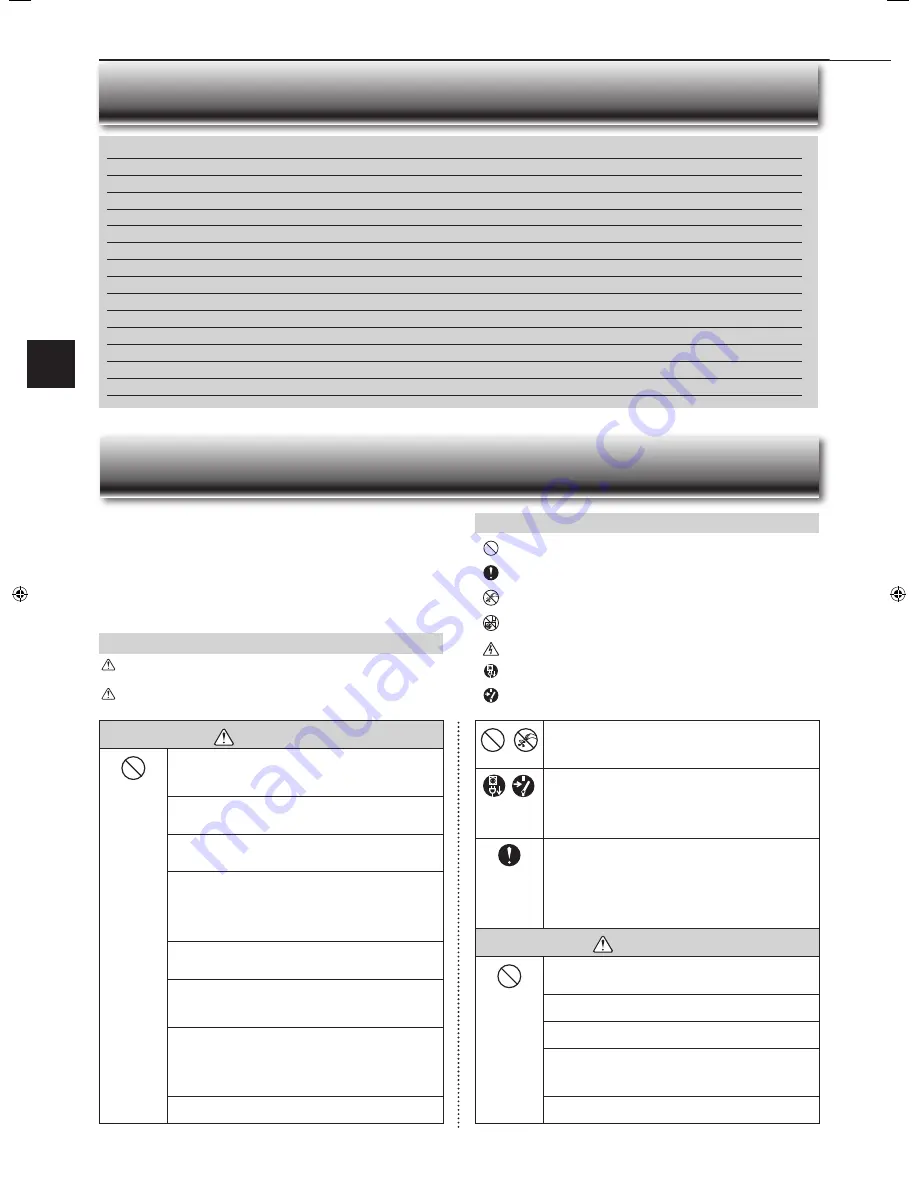 Mitsubishi Electric MSZ-FB25VA Operating Instructions Manual Download Page 2