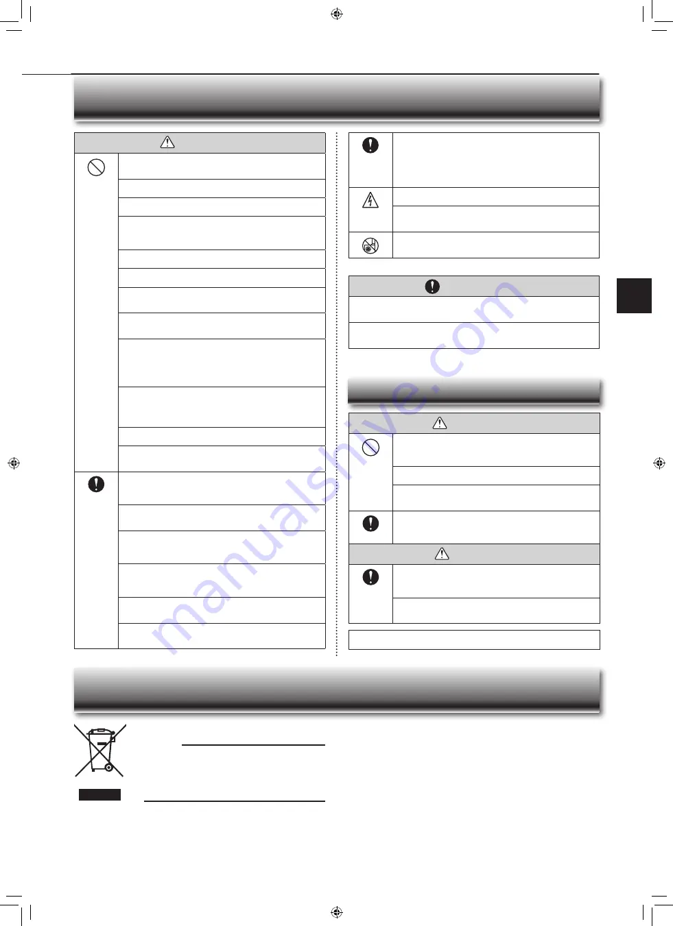 Mitsubishi Electric MSZ-FH25VE2 Operating Instructions Manual Download Page 3