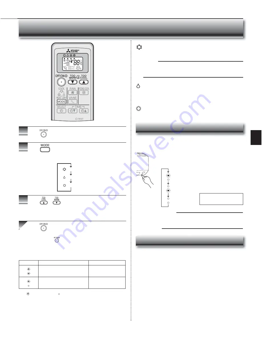 Mitsubishi Electric MSZ-JP09WA Operating Instructions Manual Download Page 15