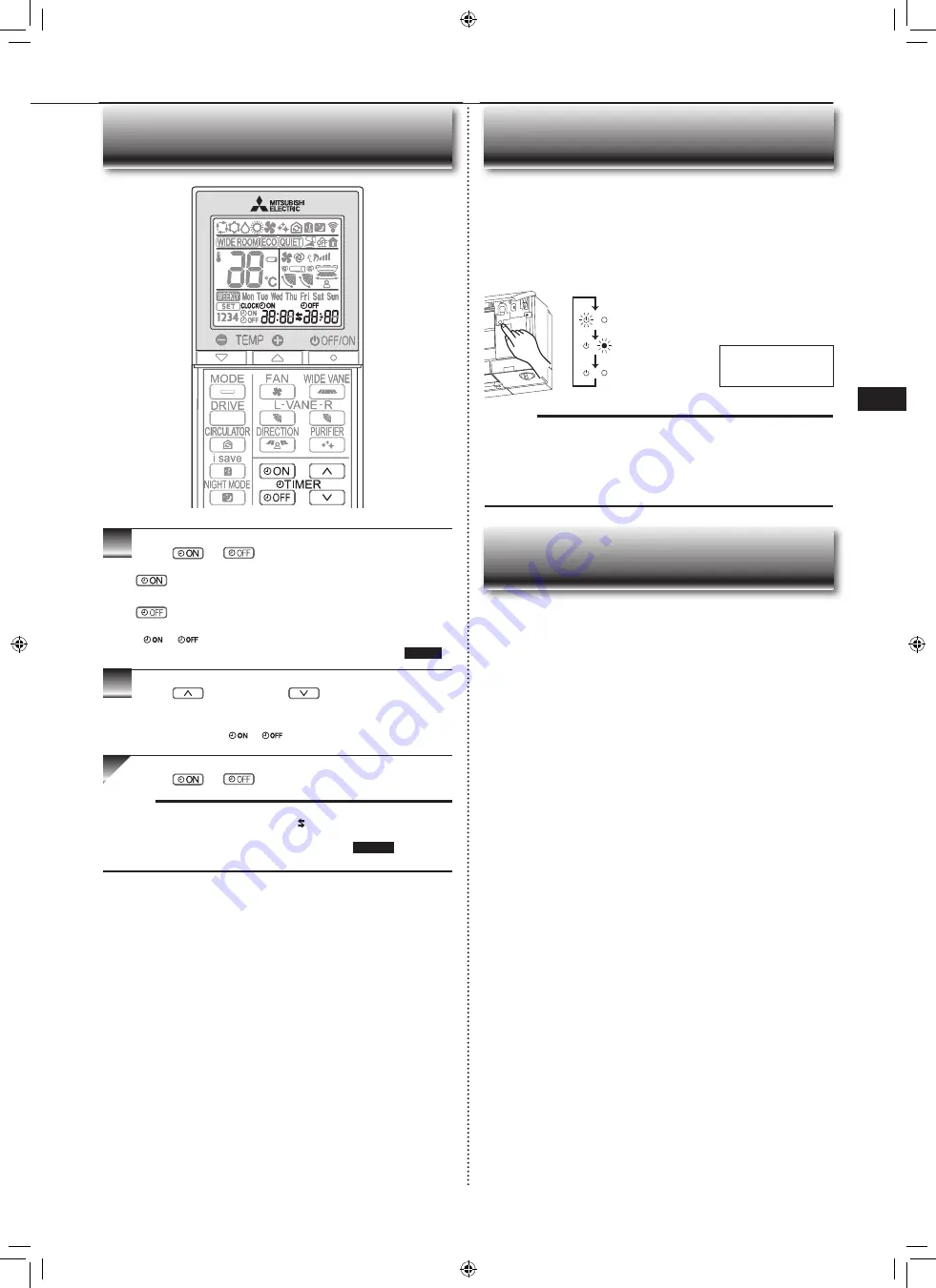 Mitsubishi Electric MSZ-RW25VG Скачать руководство пользователя страница 13