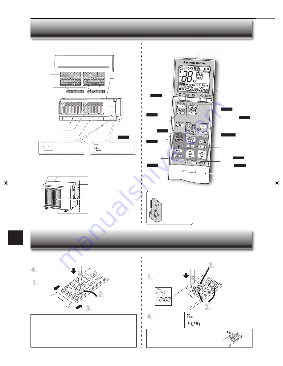 Mitsubishi Electric MSZ-SF25VE Operating Instructions Manual Download Page 64