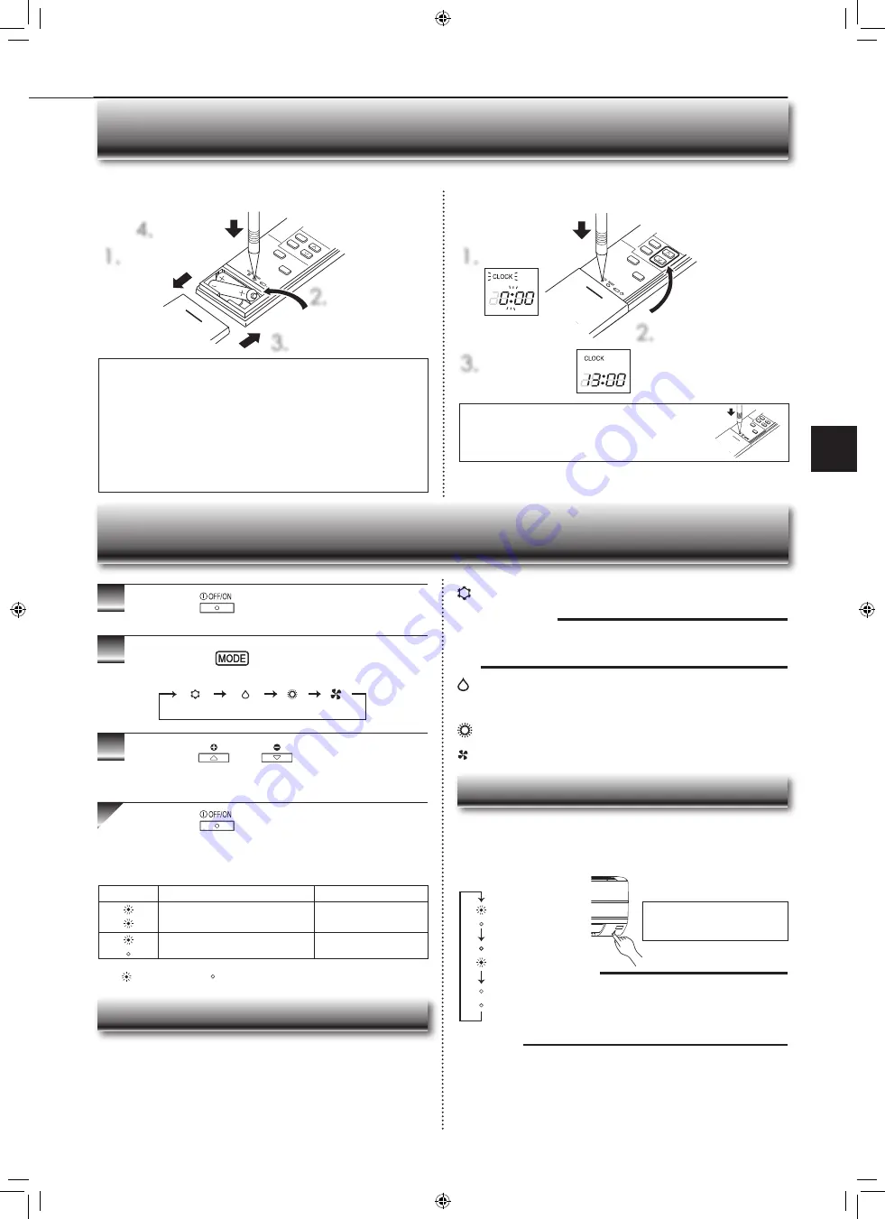 Mitsubishi Electric MSZ-WN25VA Operating Instructions Manual Download Page 13