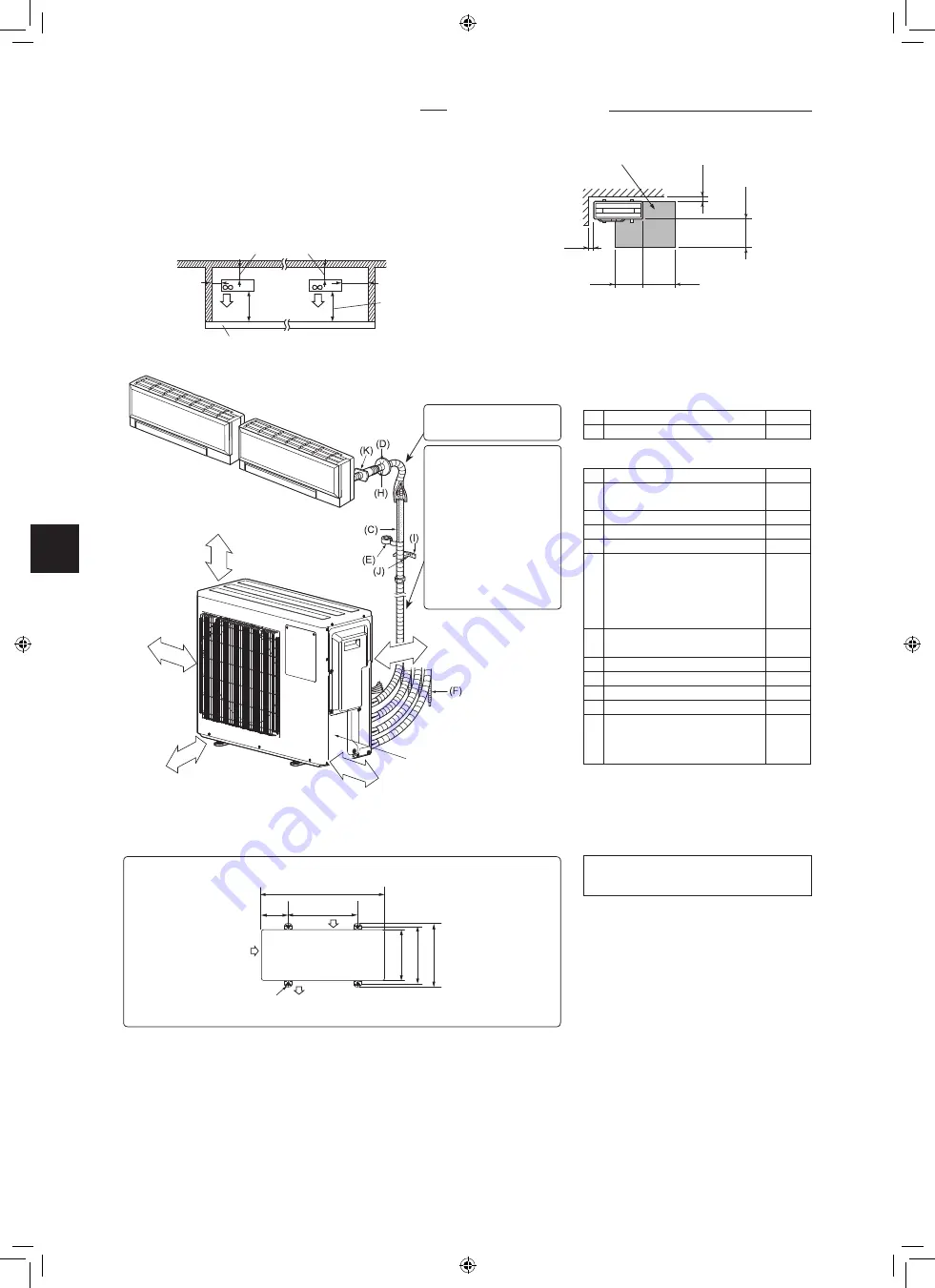 Mitsubishi Electric MXZ-3E54VA Installation Manual Download Page 16