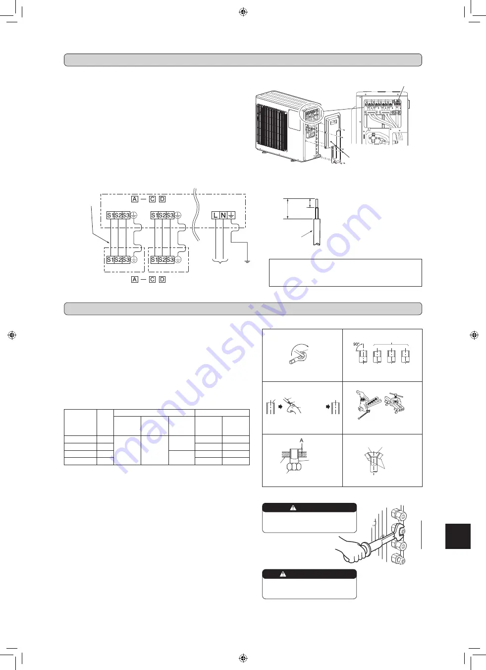 Mitsubishi Electric MXZ-3E54VA Installation Manual Download Page 59