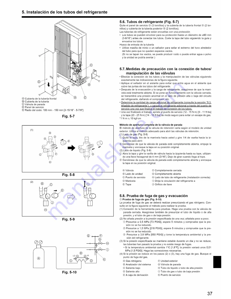 Mitsubishi Electric MXZ-8B48NA Скачать руководство пользователя страница 37