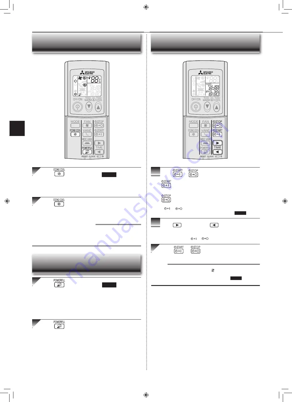 Mitsubishi Electric MY-GL24NA Скачать руководство пользователя страница 8