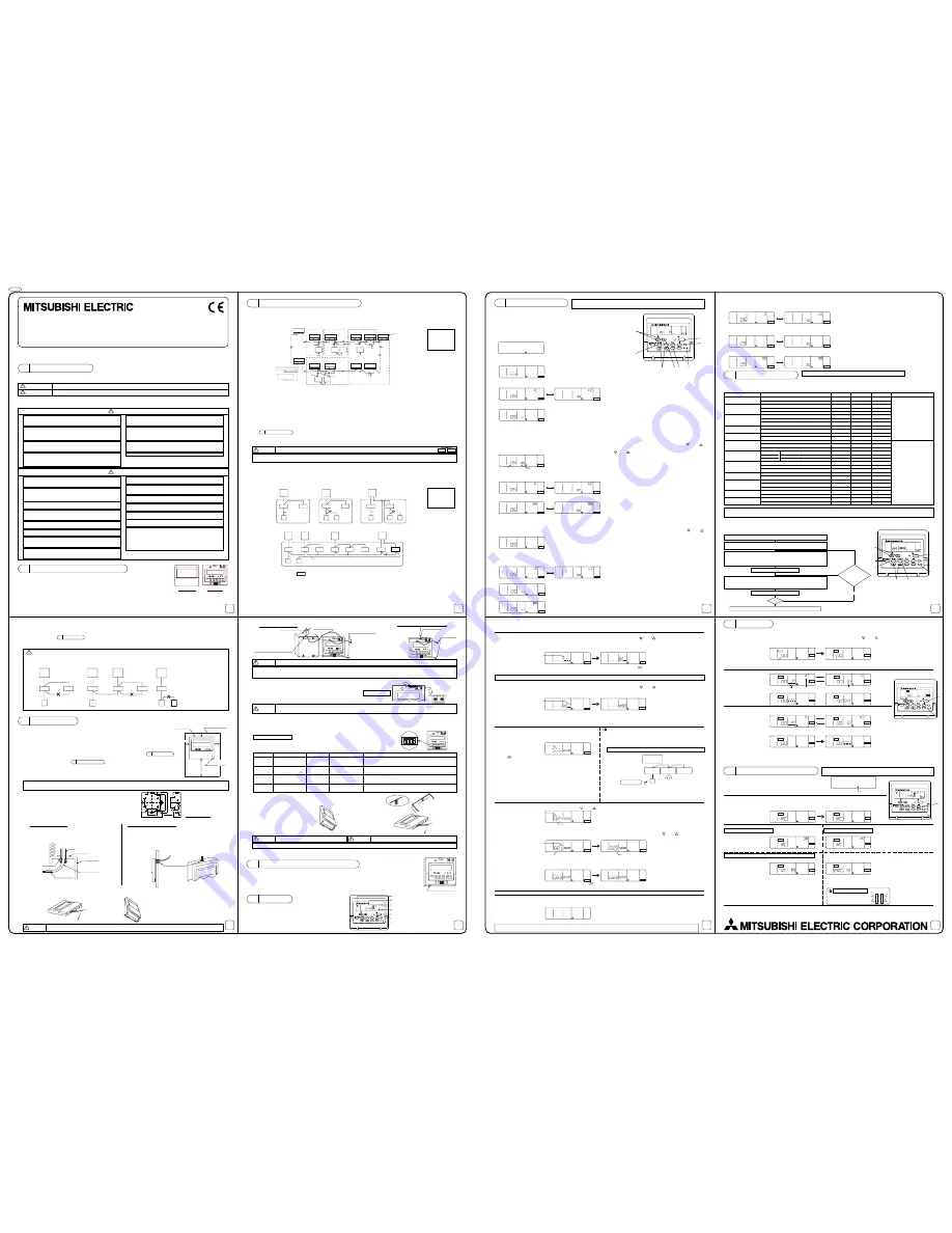 Mitsubishi Electric PAR-20MAA Installation Manual Download Page 1