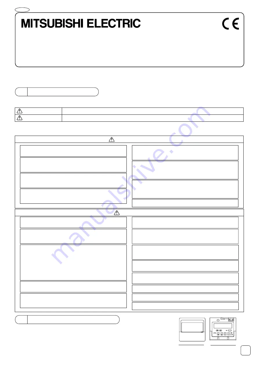 Mitsubishi Electric PAR-21MAA Скачать руководство пользователя страница 33